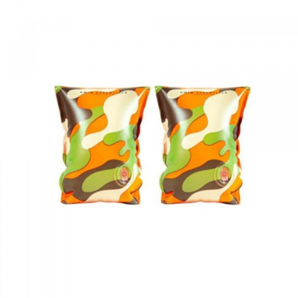 Brassards piscine enfant 2-6 ans - orange camouflage Swim essentials