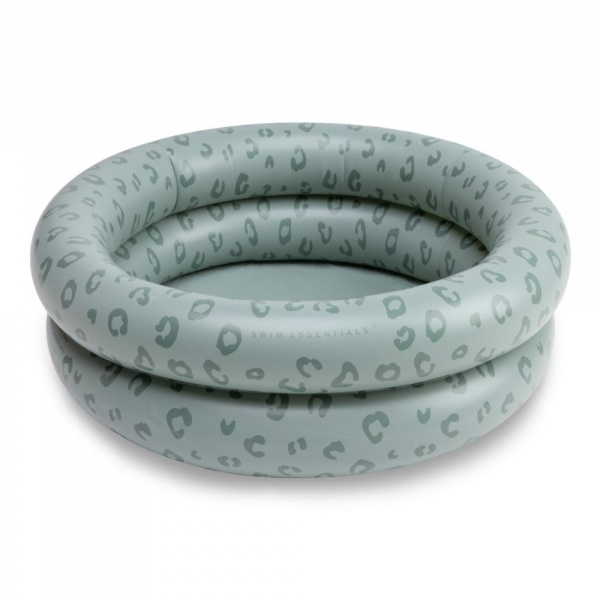 Piscine bébé ø 60 cm léopard vert 2 anneaux Swim essentials
