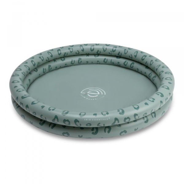 Piscine bébé ø 100 cm rayures jaunes 2 anneaux Swim essentials