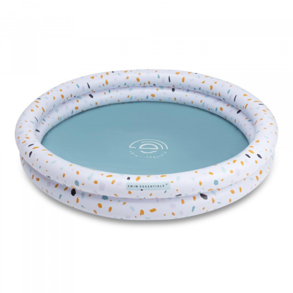 Piscine bébé ø 100 cm 2 anneaux terrazzo blanc Swim essentials