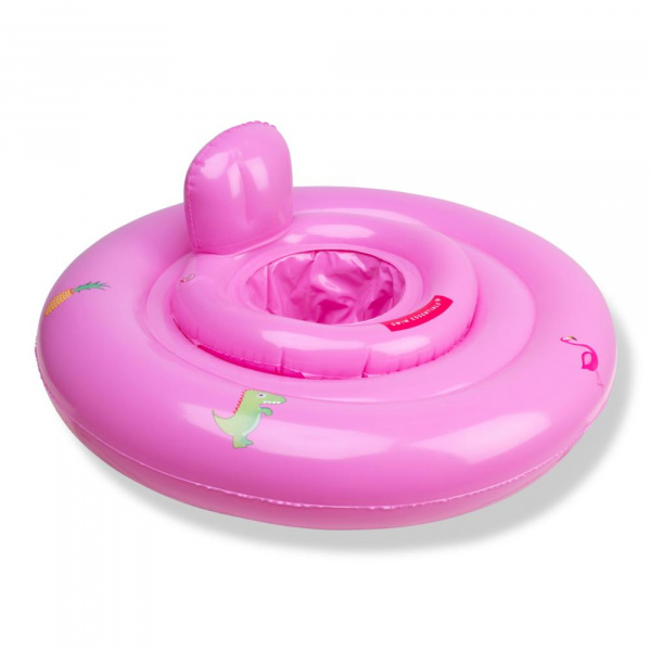 Bouée bébé jaune safari 0-1 an Swim essentials