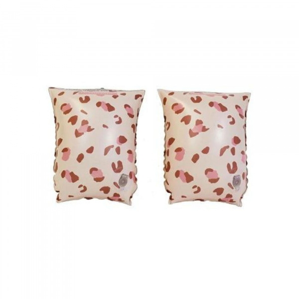 Brassards piscine enfant 0-2 ans - léopard old pink Swim essentials