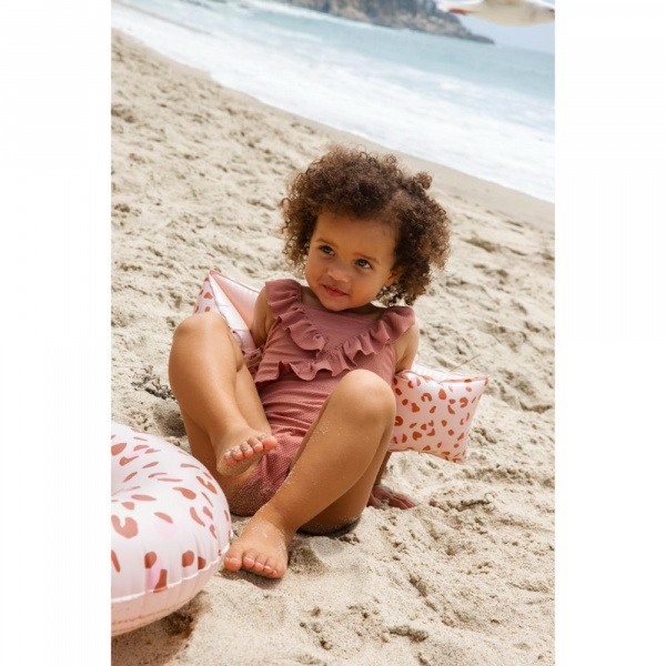 Bouée ø 55 cm léopard rose Swim essentials