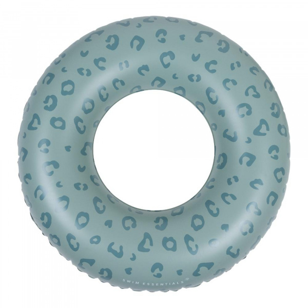 Bouée gonflable léopard vert 90 cm Swim essentials