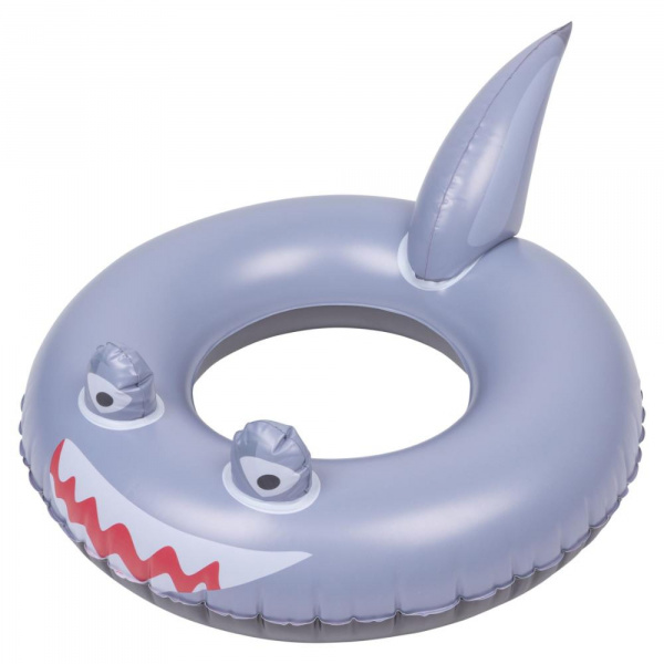 Bouée requin gris ø 55 cm Swim essentials