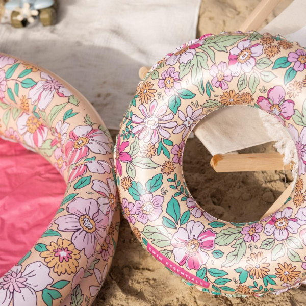 Bouée gonflable 90 cm floraison Swim essentials