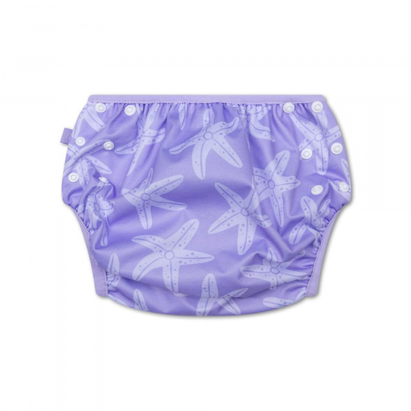 Couche de bain lavable étoile de mer lila 0-3 ans Swim essentials
