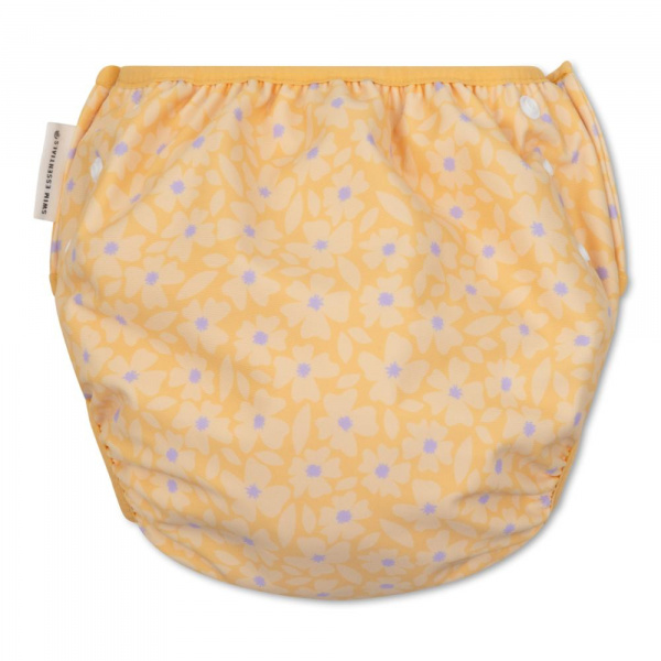 Couche de bain lavable 0-3 ans fleurs jaunes Swim essentials