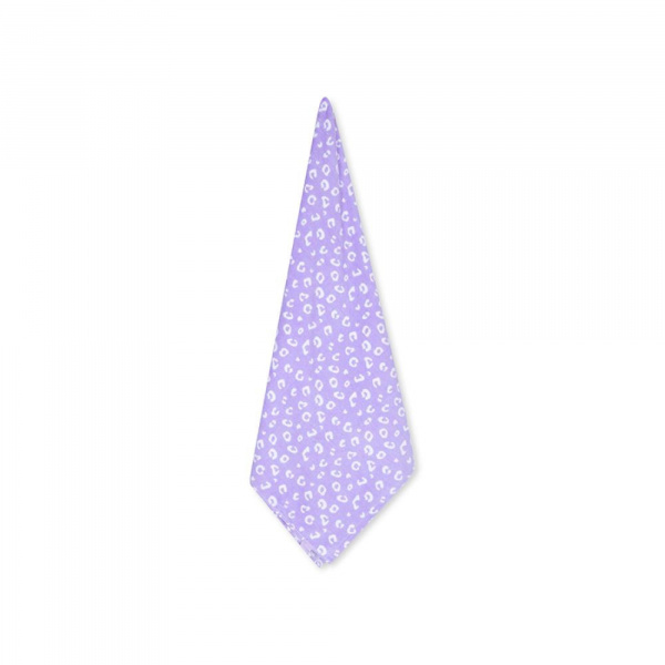 Serviette de plage coton 135 x 65 cm - léopard lila Swim essentials