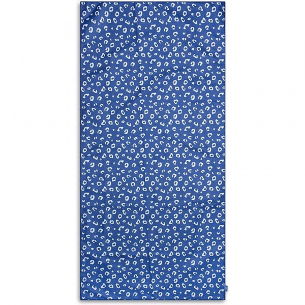 Serviettes de plage microfibre léopard bleu 135 x 65 cm Swim essentials