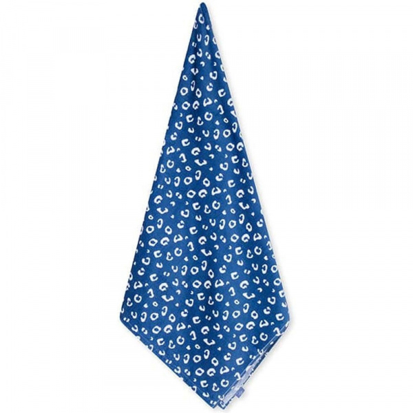 Serviettes de plage microfibre léopard bleu 135 x 65 cm Swim essentials