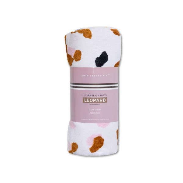 Serviette de plage coton 135 x 65 cm - baleine rouge Swim essentials