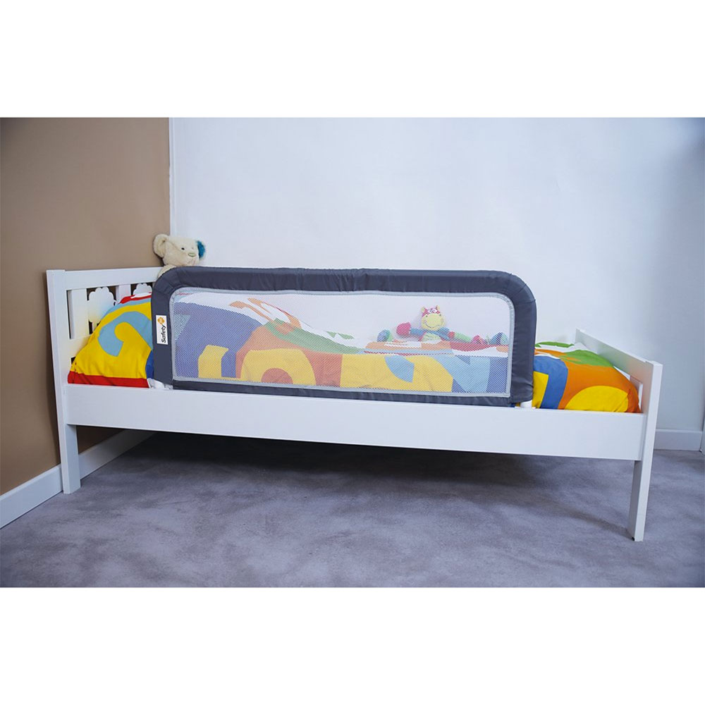 Barrière de Lit Enfants Bébés Protection Bord de Lit pour Sécurité des  Enfants Bébés Portable Bedrail Safetyguard (Gris, 190CM)