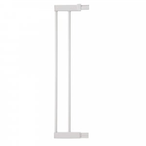Barrière enfant 73–80 cm + extension 14 cm pour atteindre 94 cm, métal, auto close, fixation pression à 4 points, blanc Safety 1st