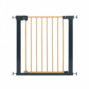 Barrière de sécurité enfant easy close effet bois Safety 1st