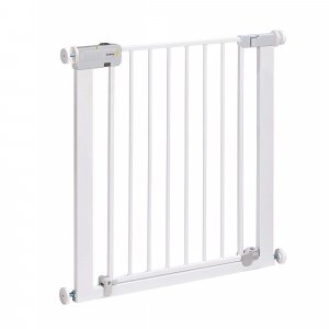 Barrière enfant avec extension 7 cm auto close blanc Safety 1st