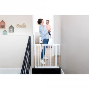 Barrière de sécurité enfant flat step blanche Safety 1st