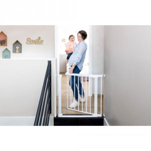Barrière de sécurité enfant flat step blanche Safety 1st