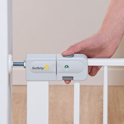 Barrière de sécurité auto close blanche