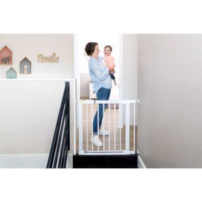 Barrière de sécurité enfant flat step blanche