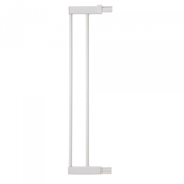 Barrière enfant 73–80 cm + extension 14 cm pour atteindre 94 cm, métal, auto close, fixation pression à 4 points, blanc Safety 1st