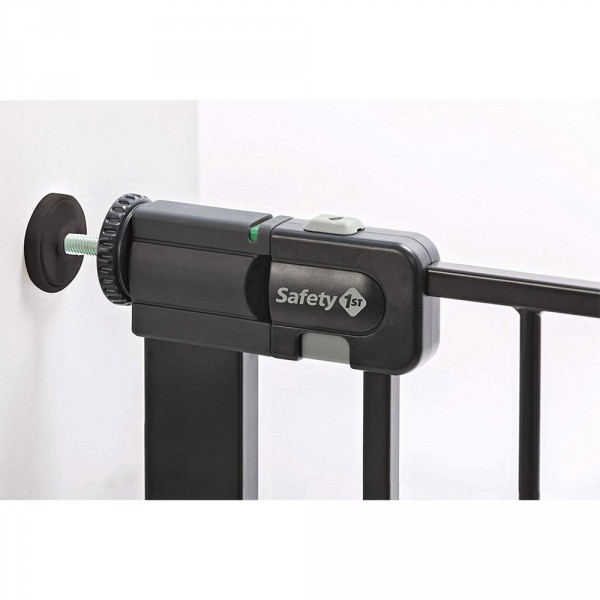 Barrière de sécurité enfant - easy close - metal black Safety 1st