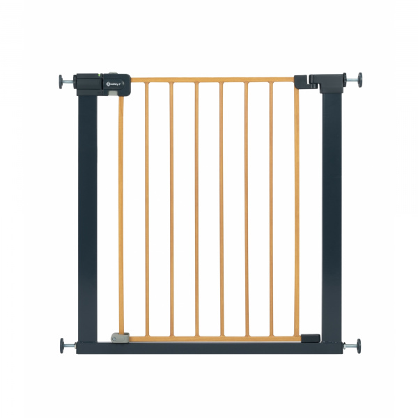 Barrière de sécurité enfant easy close effet bois Safety 1st