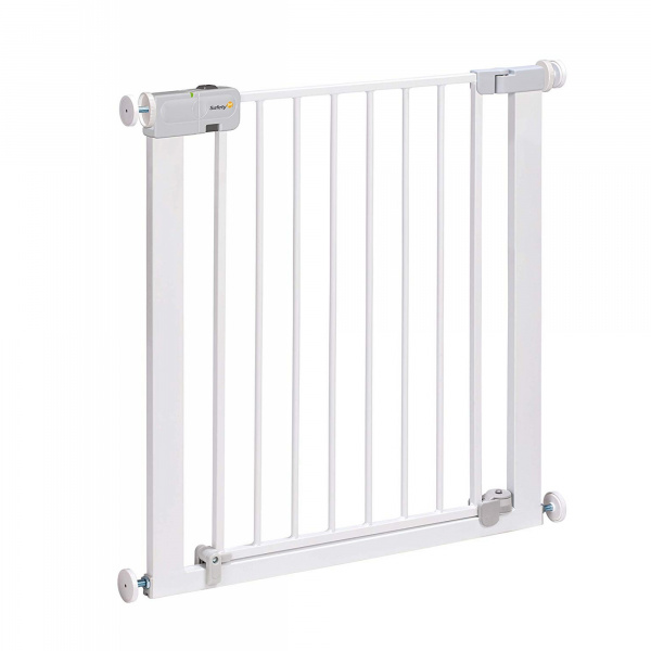 Barrière enfant avec extension 7 cm auto close blanc Safety 1st