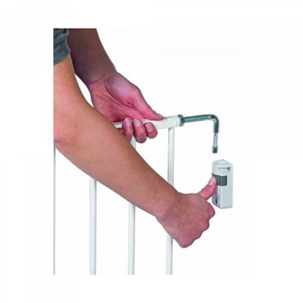 Barrière de sécurité enfant wallfix extending blanche Safety 1st