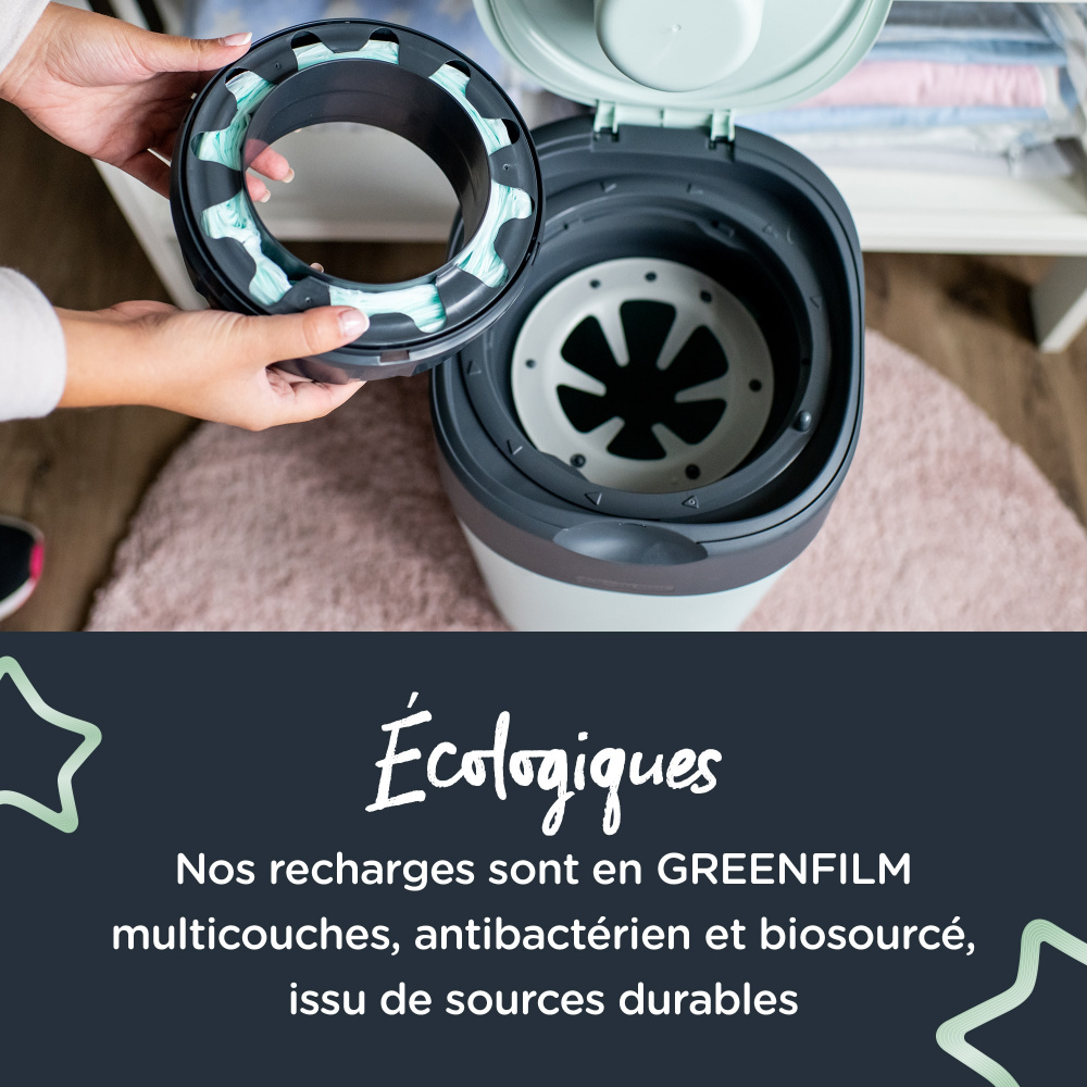 Tommee Tippee Lot de 18 Recharges Twist & Click - Couche Tommee Tippee sur  L'Armoire de Bébé