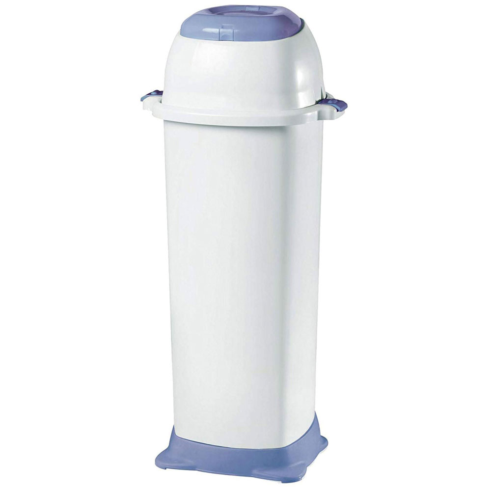 Poubelle 45 couches blanc de Sangenic sur allobébé