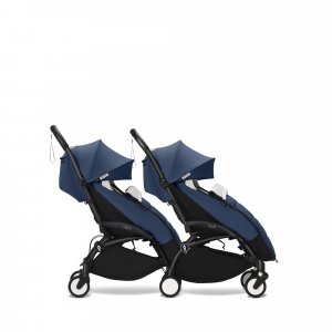 Chancelière pour poussette yoyo bleu marine Stokke