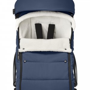 Chancelière pour poussette yoyo bleu marine Stokke