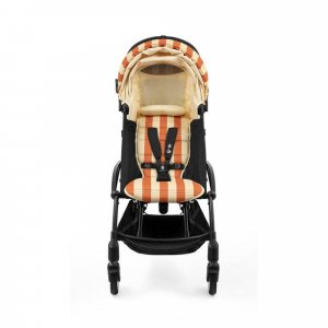 Poussette yoyo 3 châssis noir pack 6+ capri - edition limitée riviera Stokke