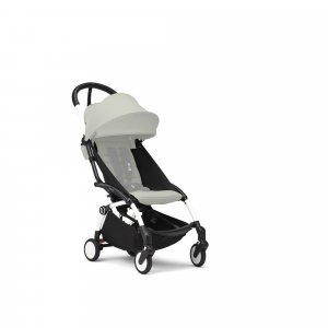 Poussette yoyo 3 châssis blanc pack 6+ olive Stokke