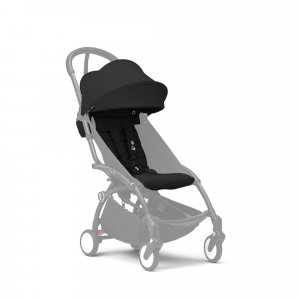 Poussette yoyo 3 châssis noir pack 6+ noir Stokke
