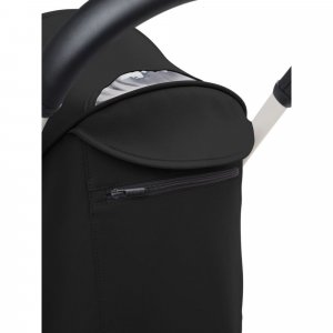 Poussette yoyo 3 châssis blanc pack 6+ noir Stokke