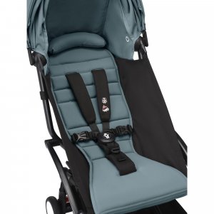 Poussette yoyo 3 châssis noir pack 6+ aqua Stokke
