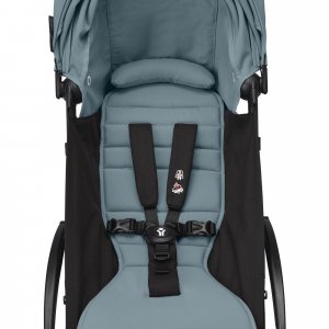 Poussette yoyo 3 châssis noir pack 6+ aqua Stokke