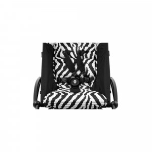 Poussette yoyo 3 châssis noir pack 6+ zebra - wild collection Stokke