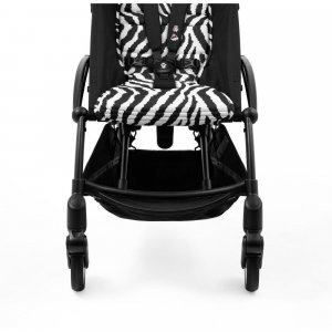 Poussette yoyo 3 châssis blanc pack 6+ zebra - wild collection Stokke