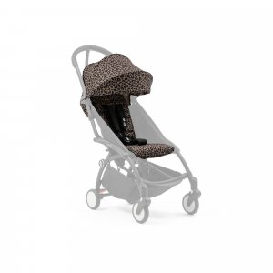Poussette yoyo 3 châssis noir pack 6+ leopard - wild collection Stokke