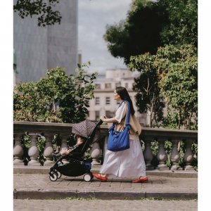 Poussette yoyo 3 châssis noir pack 6+ leopard - wild collection Stokke