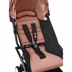 Poussette duo yoyo 3 - châssis blanc pack 6+ et nacelle ginger Stokke
