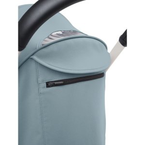 Poussette duo yoyo 3 pack 6+ et siège auto pebble 360 pro² black - chassis blanc - aqua Stokke