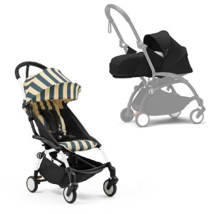 Poussette complète yoyo 3 châssis blanc Stokke