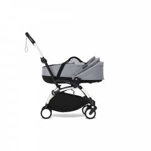 Poussette duo yoyo 3 - châssis blanc + nacelle Stokke