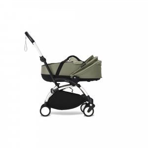Poussette duo yoyo 3 - châssis blanc + nacelle Stokke
