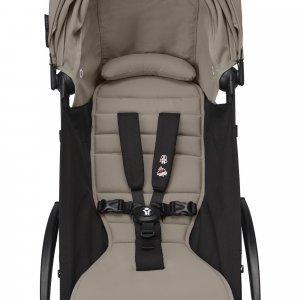 Poussette duo yoyo 3 pack 6+ et siège auto cloud t plus black - chassis noir - taupe Stokke