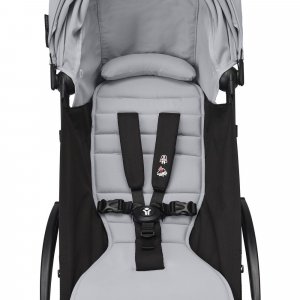 Poussette duo yoyo 3 pack 6+ et siège auto cloud g black - chassis blanc - stone Stokke